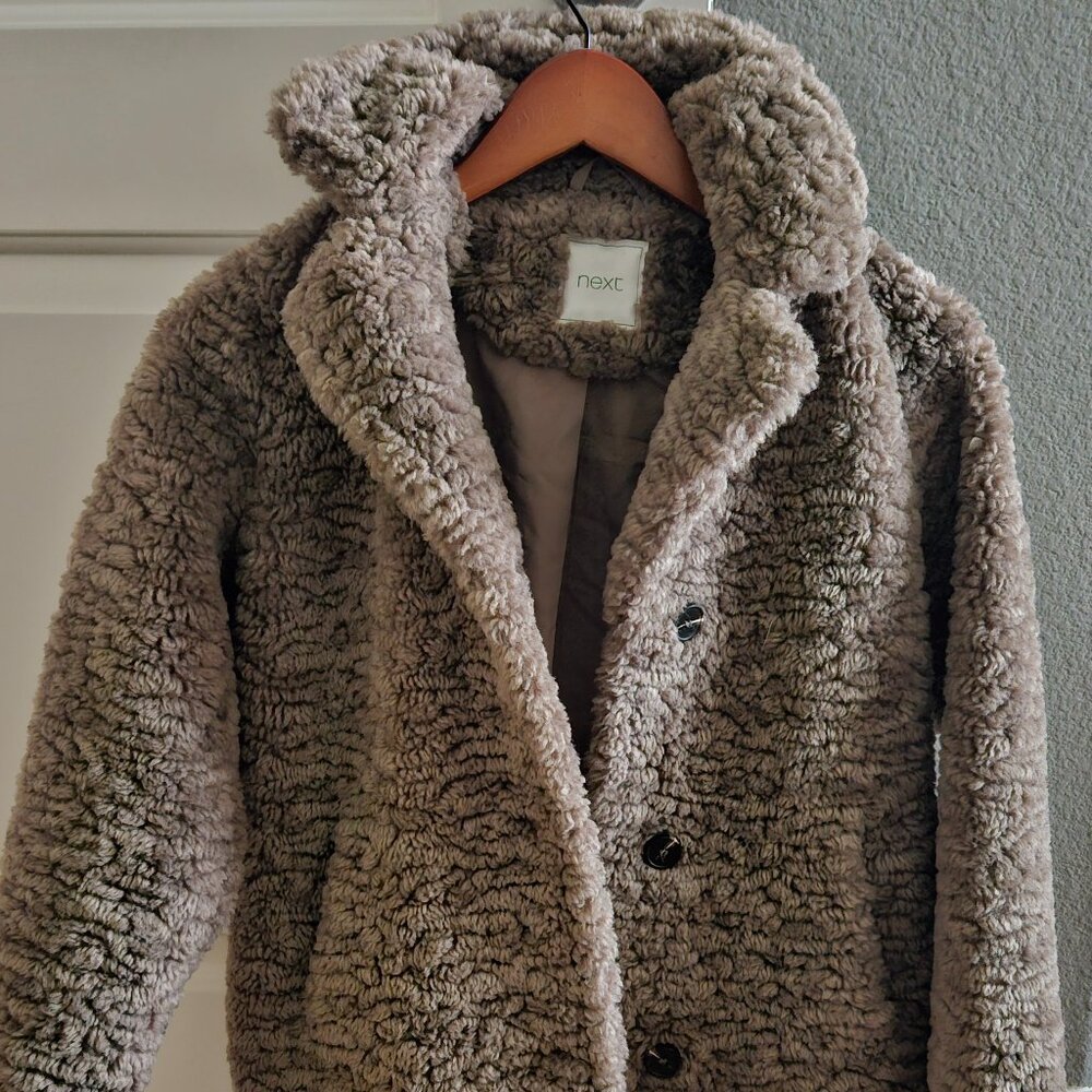 Teddy Bear Coat Girls size 10